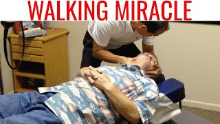 78 year old BACK PAIN amp WEAK LEGS regains ability to WALK after 1 treatment [upl. by Struve487]