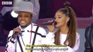 Where is the love  Black Eyed Peas and Ariana Grande Tradução e Letra [upl. by Aratihc]