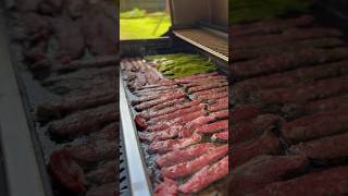 Waygu Flank Steak on Smokestone asmr grill outdoorcooking griddle recteq fyp nature steak [upl. by Soloman]