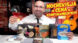 Mi CENA GOURMET de CONFINAMIENTO en NOCHEVIEJA  comprada ONLINE [upl. by Sueaddaht]