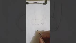 How to draw muscular hand 💪🏽youtubeshorts animeart art simpledrawingstepbystep [upl. by Red]