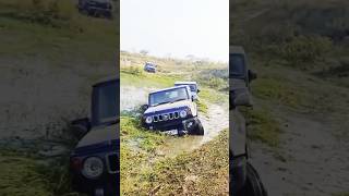 Mahindra black thar vs Jimmy power ❤shorts trending [upl. by Hseyaj]