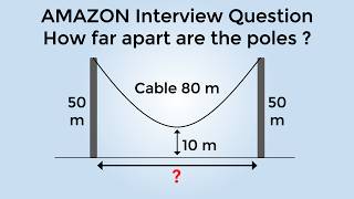 How To Solve Amazons Hanging Cable Interview Question [upl. by Ybreh619]