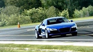 Audi R8 V10 around Top Gear test track [upl. by Alyehc670]