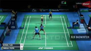 Badminton 2017 Australian Open Hendra TANDJAYA Sekartaji PUTRI vs Jacob SCHUELER Celeste LEE [upl. by Merat451]