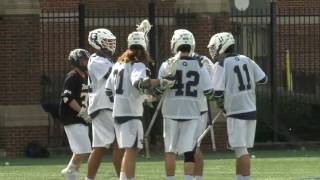 Towson Mens Lacrosse Holds Off the Hoyas 1110 [upl. by Amanda]