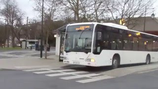 Départ dun Mercedes Citaro 1 Ü Blanc Kéolis et dun Iveco Citelis 12 VyBus [upl. by Allbee]