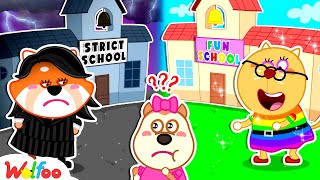 Lucy Survived the Worlds STRICTEST School 😂 Wolfoo First Day Of School  Wolfoo Channel Official [upl. by Giovanni]