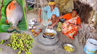 ROOP CHAND FISH masala curry and fig recipe cooking amp eating by our grandmaa [upl. by Massey296]