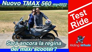 Yamaha Tmax 560 my2022 Prova su strada [upl. by Eniamerej]