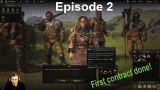 Wartales playthrough  Episode 2  Completed the first contract [upl. by Saucy]