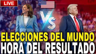 🔴 DIRECTO HORA DEL RESULTADO ELECCIONES DEL MUNDO EN EEUU [upl. by Zacharias]