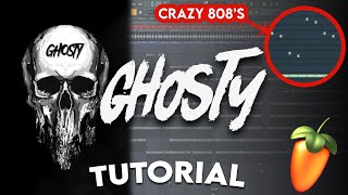 HOW TO MAKE DARK UK DRILL BEATS LIKE GHOSTY UK Drill Tutorial  FL Studio [upl. by Jordanson]