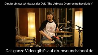 Der beste Trick zum Snare Drum stimmen Deutsch synchronisiert [upl. by Toole]