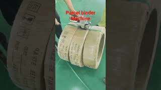 parcel binder machinebindingparcels livechest binder [upl. by Naletak689]