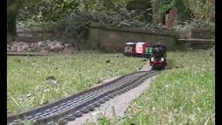 Lego Trains in the Garden 1 [upl. by Erodroeht]