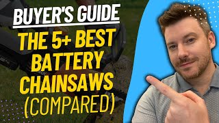 TOP 5 BEST BATTERY CHAINSAWS  Best Cordless Chainsaw Review 2023 [upl. by Liakim]