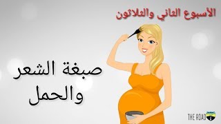 الاسبوع الثاني والثلاثون من الحمل  صبغة الشعر والحمل [upl. by Anairda]