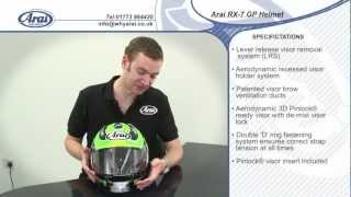 Arai RX7 GP Helmet Specification [upl. by Arriaet323]