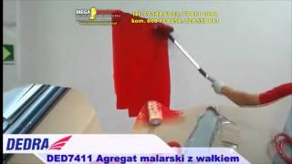 DEDRA Agregat malarski z wałkiem DED7411 [upl. by Ssepmet]