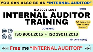 ISO 9001 2015 Internal Auditor Training I ISO Auditor Training [upl. by Enneyehs]