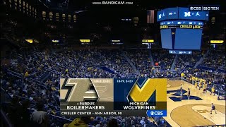 CBB on CBS intro  3 Purdue  Michigan  22524 [upl. by Riplex]