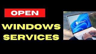 Open Windows Services Manager on Windows 11  10 [upl. by Cassius522]