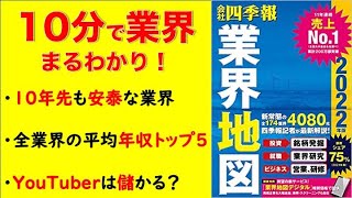 【就活、転職に必携】2022年度版、最新の四季報業界地図を10分で解説 [upl. by Balthasar850]