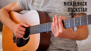 Nickelback – Rockstar EASY Guitar Tutorial With Chords  Lyrics [upl. by Dohsar]