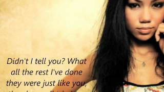 Jhene Aiko Stranger LYRIC VIDEO [upl. by Dammahom]