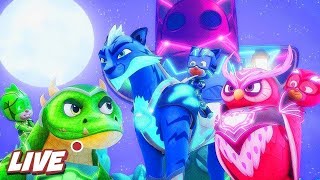 Here Come The PJ Riders  PJ Masks LIVE 247 🔴  Kids Cartoon  Video for Kids pjmasks [upl. by Zurc611]