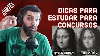 DICAS para ESTUDAR para CONCURSOS  Seja Aprovado e Convocado  Cortes do João Carvalho [upl. by Ahsilrak782]