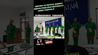 qasidahrebana lagu PERDAMAIAN Perform UNPER Tasikmalaya rebanaklasik youtubeshorts [upl. by Aray]