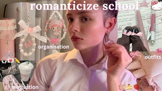 ⋆𐙚₊˚⊹ ᡣ𐭩 Pinterest guide on how to ROMANTICISE SCHOOL 💌✏️ motivation cute accessories 🎀🎧 ᡣ𐭩 ⊹ [upl. by Motteo]