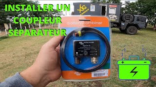 158 comment brancher un coupleur séparateur Victron [upl. by Dolhenty]