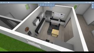 Home Design 3D Speed Design  Kitchen [upl. by Enneiluj]