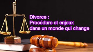 VBG  Divorce  procédure et enjeux dans un monde qui change [upl. by Jecoa149]