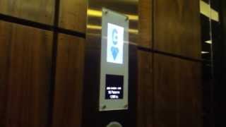 Kone EcoDisc Elevator At The Europa Hotel Belfast For nirtrainman [upl. by Ahtamas952]