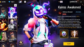 KAIROS AWAKENING 😱 GOT 👉 NEW KAIROS CHARACTER ✅ FREE REWARDS 🤑 BUY 700000 DIAMONDS 💎 FREE FIRE 🔥🔥 [upl. by Barker14]