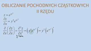 Pochodne cząstkowe drugiego rzędu [upl. by Aratihc]