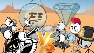 Henry Stickmin Battle Royale The Movie  All Battle Royale Episode 1 2 and 3 [upl. by Shank]