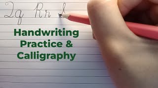 Writing Capital amp Small English Alphabet Letters with Pencil  Handwriting Practice amp Calligraphy [upl. by Lemon873]