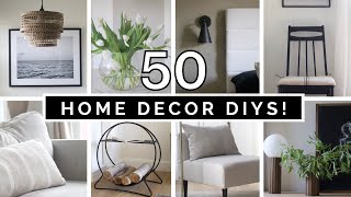 50 DIY HIGH END HOME DECOR THRIFTED DUPES [upl. by Pitt]