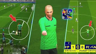 eFootball 2025 Mobile First Gameplay  Referee amp Linesman in the Field 😱 [upl. by Seravat]