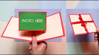 DIY Photo Pop Up Card Tutorial  Easy Paper Crafts [upl. by Berstine567]