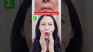 Fix Droopy Mouth Corners shorts ytshorts youtubeshorts trending facemassage viralvideo [upl. by Kuhn302]