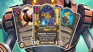 A New Card Combo Makes Omega Buster So Good  Dogdog Hearthstone Battlegrounds [upl. by Krysta]