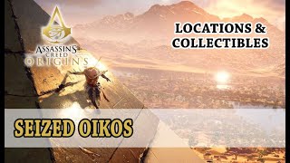 Assassins Creed Origins  Seized Oikos Locations Collectibles [upl. by Dekeles181]