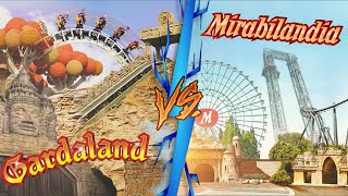 GARDALAND VS MIRABILANDIA LE DIFFERENZE  talkparks [upl. by Eintirb]