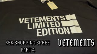 Vetements Logo Printed Crewneck TShirt  Full Review [upl. by Okoy]